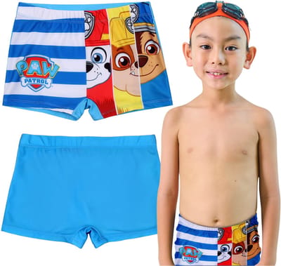 Paw Patrol SNELDROGENDE zwembroek VOOR HET ZWEMBAD, zwemboxershort VOOR HET STRAND / 110-116
