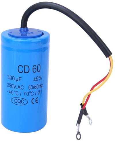 Store_7 - 300uf CD60-condensator - Motorstartcondensator - Explosieveilig ontwerp - 250V - Duurzaam - Geschikt voor huishoudelijke apparaten - 21 R...