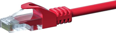 Danicom CAT5e UTP patchkabel - 0,50 meter rood - CCA - netwerkkabel - internetkabel - UTP kabel - RJ45 - 1000 mbit/s