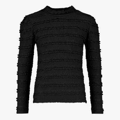 Myway meisjes shirt zwart - Maat 122/128