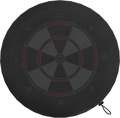 Dartbord beschermhoes - Dartboard protector - Buiten gebruik - Versterkte naden - 61 x 8 cm - Zwart
