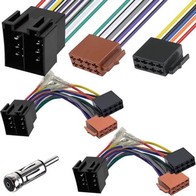 Allecto - ISO-aansluitkabel autoradio - 16-pins DIN-stekkeradapter