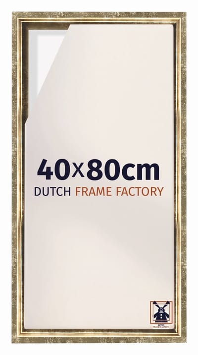 Baklijst 40x80 cm - Goud Antiek - Geschikt voor Canvasdoek - MDF Baklijst Lausanne