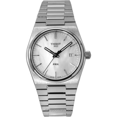 Tissot Roestvrij Staal wit parelmoer Wijzerplaat Heren Modehorloge T137.210.11.111.00 wit