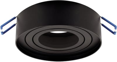 ODYN - inbouwspot Armatuur - Rond - Zwart kleur - 90mm