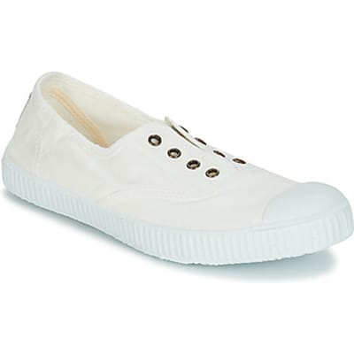 Damesschoenen met vetersluiting Victoria 1915 anglaise toile lavée