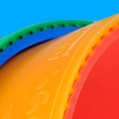 Tafeltennis Rubber - Ping Pong Beslag - Wedstrijd Training - Hoge Steunkracht - 2.1mm Dikte - Paars