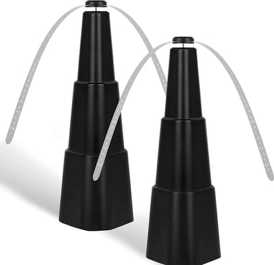 Anti-vliegen afweermiddelen – vliegenwerende ventilator – muggenwerende ventilator zonder chemicaliën – vliegenjager om vliegen te verjagen – geniet van uw maaltijden buitenshuis (2 stuks).L