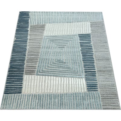 Binnen- en buitenkleed Stylo blauw 60x100 cm