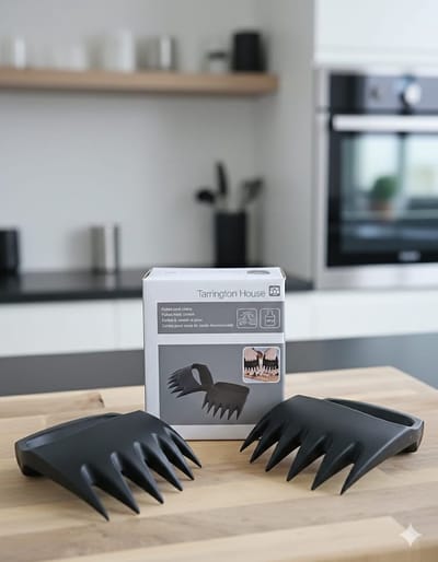 BBQ Pulled Pork Klauwen Set – Premium Meat Shredder – Hittebestendig Kunststof – Voor Vlees, Kip & Brisket – Zwart
