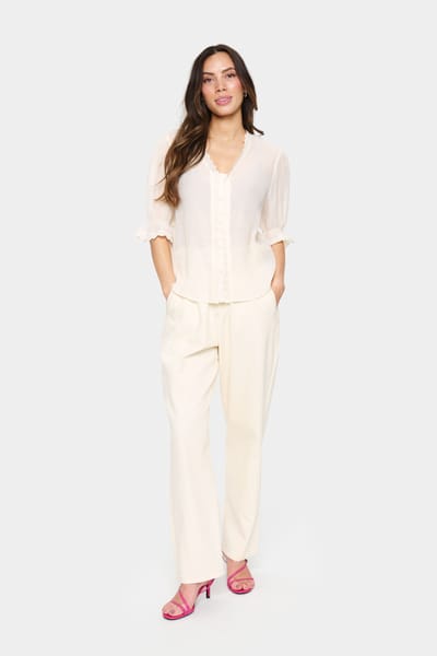 Saint Tropez KristelSZ Shirt Dames Blouse - Ice