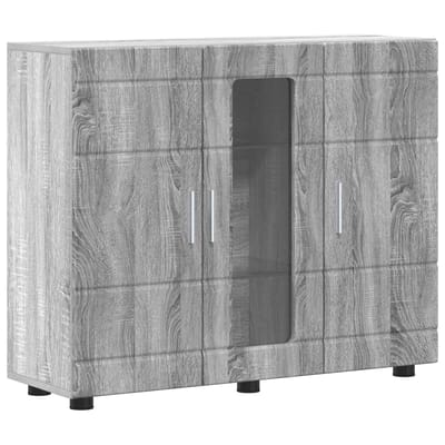 vidaXL - Houten - Kast - Grijs - Sonoma - Bewerkt - hout