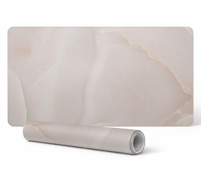 Bureauonderlegger voor grafisch ontwerpers en vormgevers, marmerpatroon, 100x50 cm