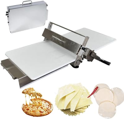 Vouwdeegroller met instelbare dikte - Tafelmodel deegroller Handmatige deegroller - Bakken en Patisserie - Ruimtebesparend opvouwbaar ontwerp - 0-25 mm