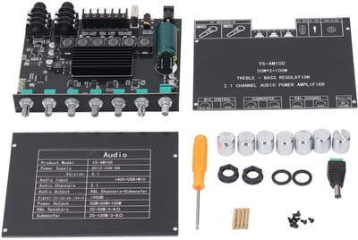Store_8 - Ondersteuning voor versterkermodule - TPA3116D2-chip - 5.1 geluid - Dubbele Kanaaluitgang - 100 W Subwoofer met bescherming - Ideaal voor...