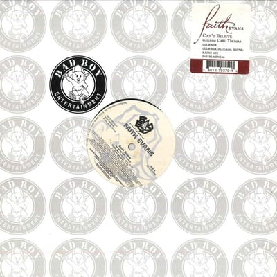 12 inch Plaat FAITH EVANS, CARL THOMAS - Can't Believe 78612793701 Bad Boy Enterta 2001 VS Rap & Hip-Hop/R&B Gebruikt white