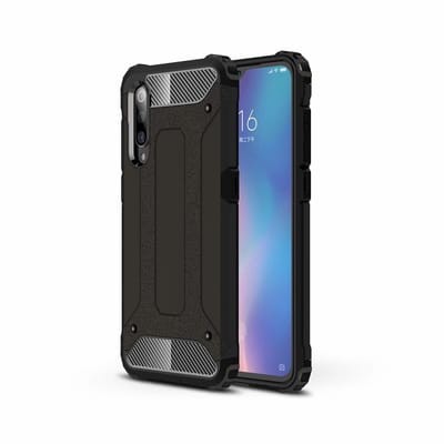 Hoesje Geschikt Voor Samsung Galaxy A50s/A30s Hybrid Armor Hoesje - Zwart