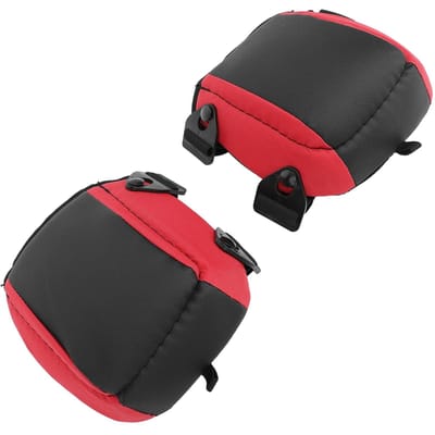 2 STUKS Kniebeschermers Schuimvulling Oxford Stof Multifunctionele Gewrichtsbrace voor Engineering Reparatie black