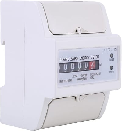 Energiemeter - Stroommeter KWh - Energie Verbruik - Hoge Precisie - 11 x 8 x 8 cm