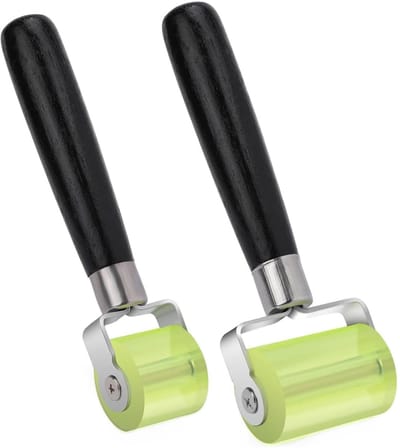 Dailygoods- Aandrukwals Set - Hittebestendige Siliconen - Aandrukrol - Handdrukwals - Gereedschap - Slijtvast en Zacht - Drukrol