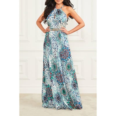 GUESS Marciano By  Mina Long Dress Soli Boho Animaller Taglia: 36 | Maxi abiti Outlet | Donna