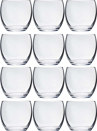 Arcoroc Tumbler Waterglazen - 12x stuks - 340 ml - Luxe drinkglazen - Glas - Glazen voor frisdrank/water