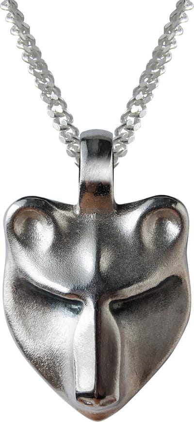 AuBor ®. Zilveren hanger. "Otso" De kleine beer