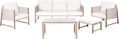 NOLA - Loungeset 5-zits - Beige - Aluminium