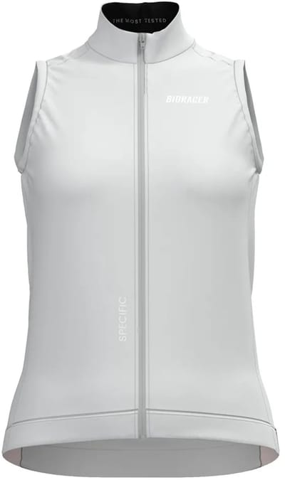 Bioracer Wind Gilet Grijs S Vrouw