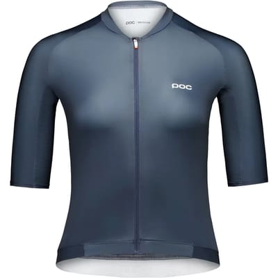 Poc Pristine Korte Mouw Wielertrui Blauw S Vrouw