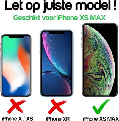 Smartphonica iPhone Xs Max transparant siliconen hoesje - Lichtroze geschikt voor iPhone Xs Max