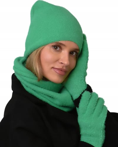 Alur - Dames Winterset - Beanie - Sjaal - Handschoenen - Alpaca Touch