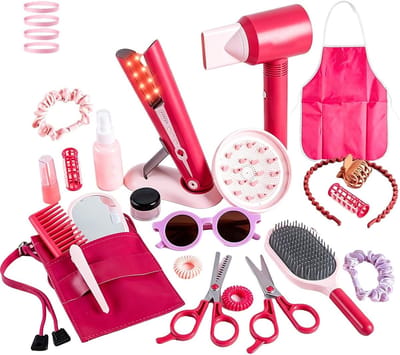 Kapperset Kinderen - Kapperskostuum Meisjes - Fantasie Spel - Interactieve Styling - 23 x 14 x 12 cm - Niet gespecificeerd