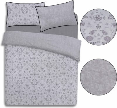 Game of Thrones - Grijs Beddengoed 200x200 OEKO-TEX STANDARD 100