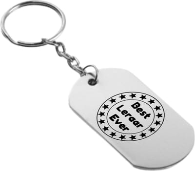 Akyol - Beste leraar ever sleutelhanger - Afscheidscadeau meester - Collega cadeau - Afscheidscadeau leraar - Afscheidscadeau school - Bedank cadeau - School - Collega kado - 2,5x2,5CM