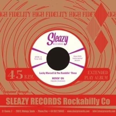 Lucky Marcell & The Ramblin' Three - Movin' On (7" Single)