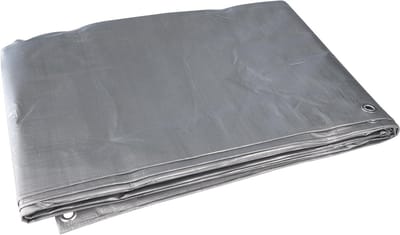Beschermzeil - Dekzeil Zeil - Bescherming Buiten - Tweekleurige Coating - 10 x 12 m - Groen Zilvergrijs