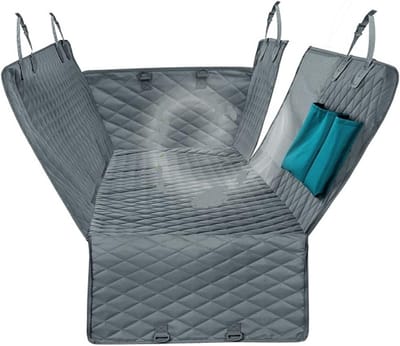 Honden Autostoelhoes - Huisdier Beschermhoes - Veilig Reizen - Waterdicht Materiaal - 143 x 153 cm - Grijs