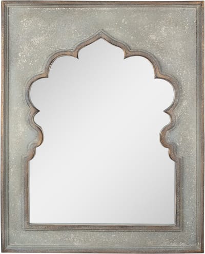 Clayre & Eef Spiegel 80x4x100 cm Groen Hout