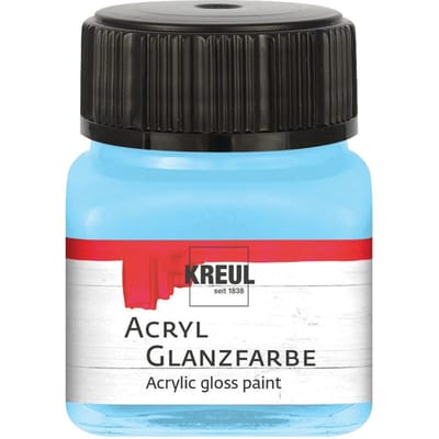 KREUL Acrylglansverf, 20 ml - Lichtblauw