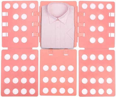 Kledingvouwplank - Vouwhulp Wasgoed - Kleding Snel Vouwen - Verstelbaar Ontwerp - 67 x 57 cm - Wit
