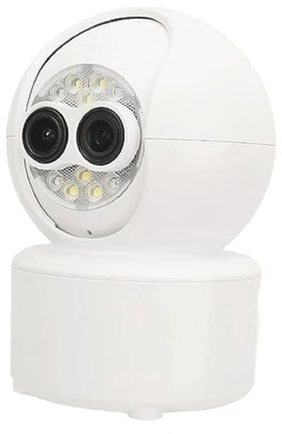 Dubbele Beveiligingscamera met HD Nachtzicht en Bewegingsdetectie voor Optimale Huisbeveiliging