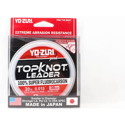 Yo Zuri Duel Topknot Leader Fluorocarbone 20lb 30yds 0.37mm R1229-NC (0654) pur