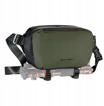 K&F Concept Fototas Schoudertas Cameratas 10L Waterdicht Groen