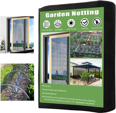 2x5m Groenten Net voor Plantenbescherming, Insectenwerend Net, Tuin Net tegen Schade door Insecten, Ideaal voor Groenteteelt en Tuinieren