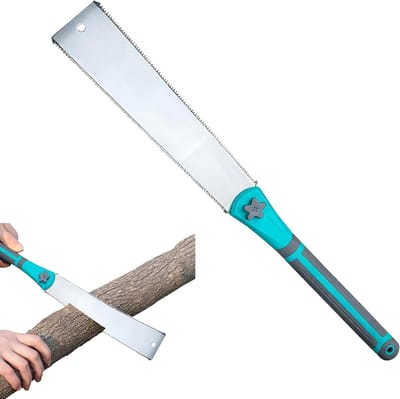 Solidchoice - Handzaag met Dubbelzijdige Fijne Tanden voor Houtbewerking