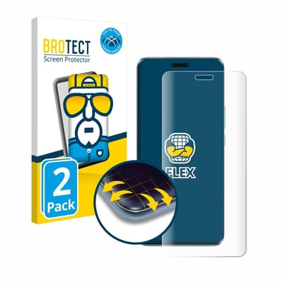 BROTECT - Screenprotector voor Honor Magic 6 RSR Porsche Design - Folie Beschermfolie transparant volledig dekking - 2 Stuks