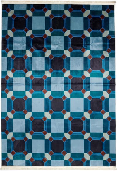 ESSENZA Teade Vloerkleed Nightblue - 120x180 cm