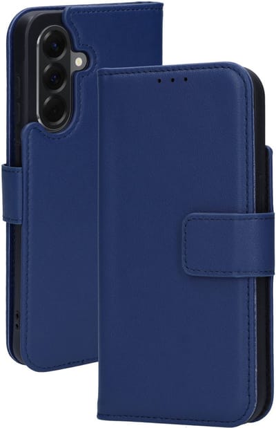 Mobiparts Leather Wallet Case geschikt voor Samsung Galaxy A56 - Blauw