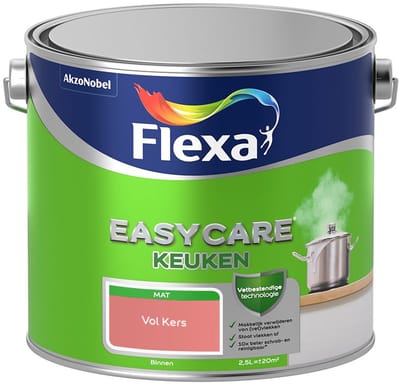 Flexa - Easycare Keuken - Vol Kers - Mengverf - 2,5 L